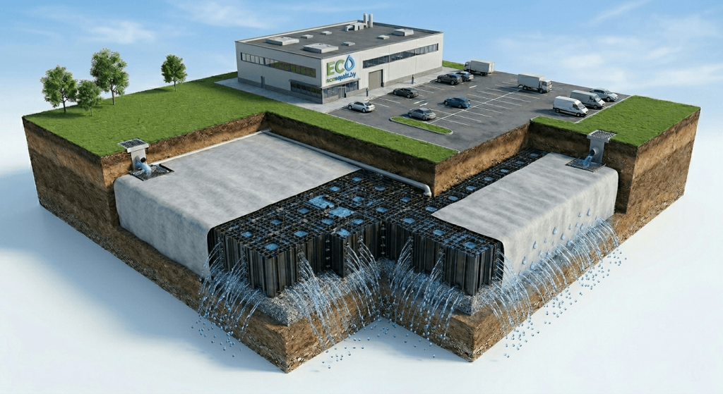 Модульная система ECO - отвод воды