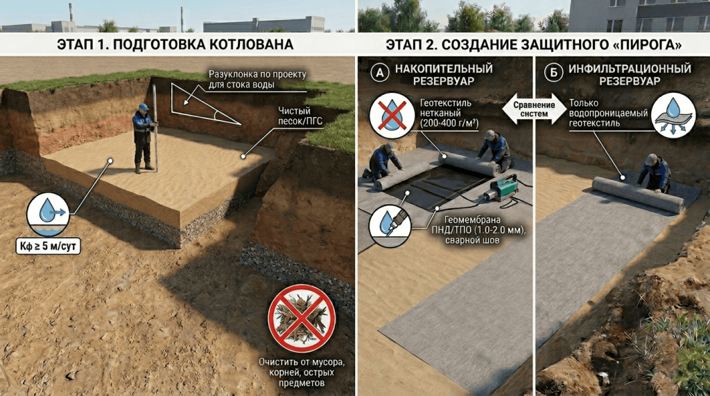 Модульная система ECO - подготовка к устройству, первые этапы монтажа